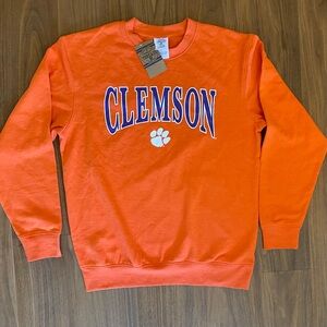 Clemson Tigers Orange Crewneck Sweatshirt M NWT